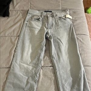 Aero Low rise baggy Light Gray Denim Jeans